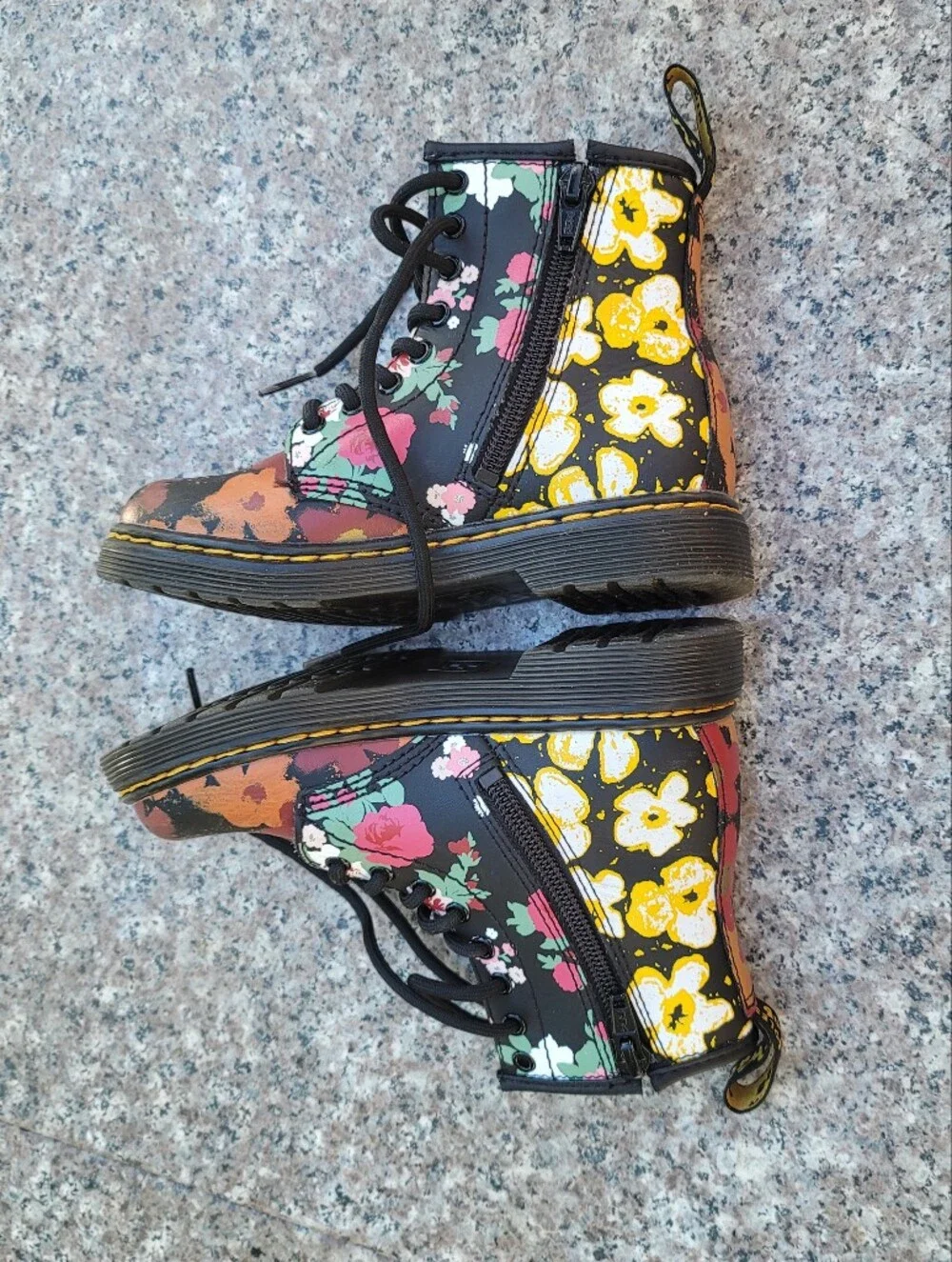 Dr. Martens floral boots